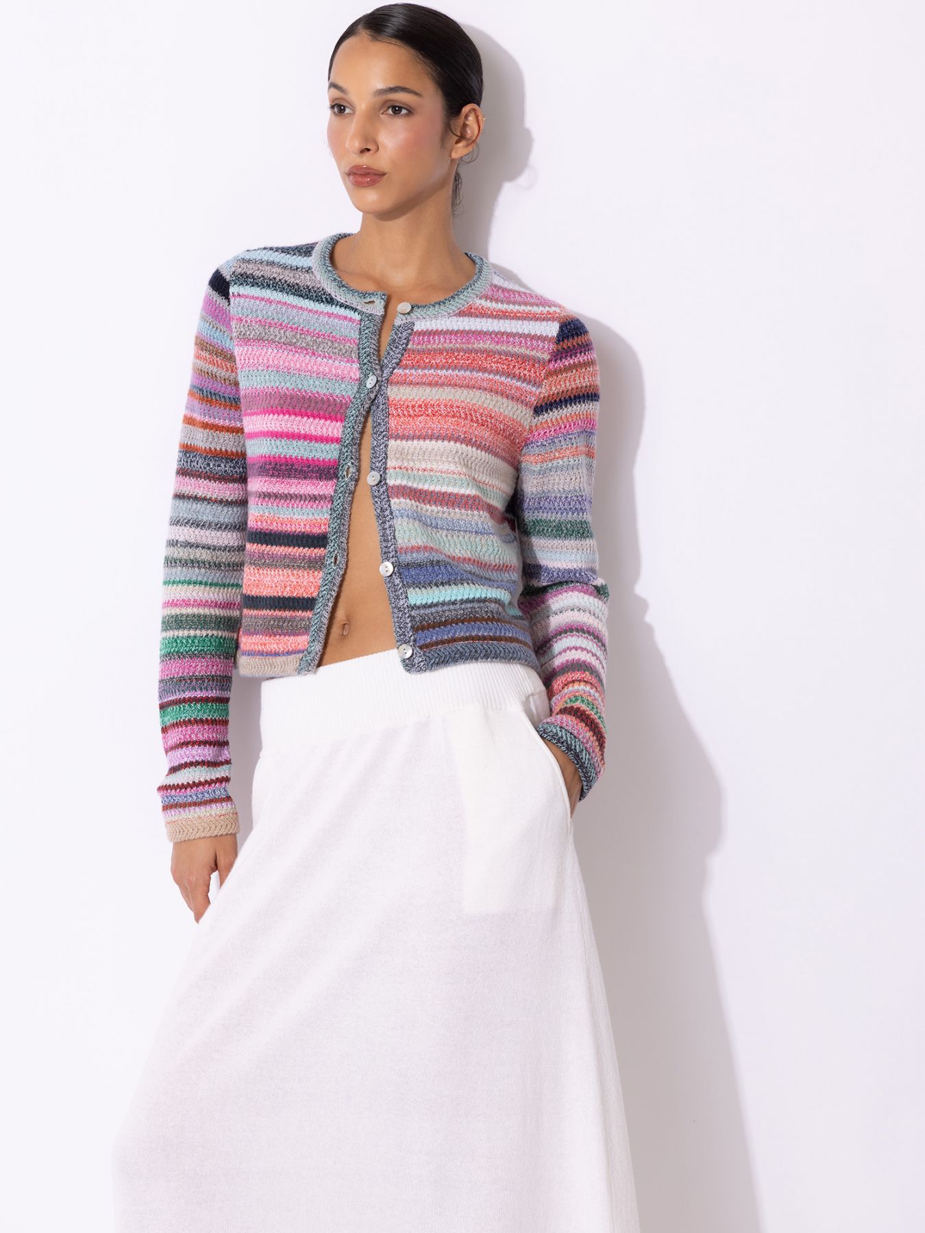 FTC Up Knit Mini-Cardigan
