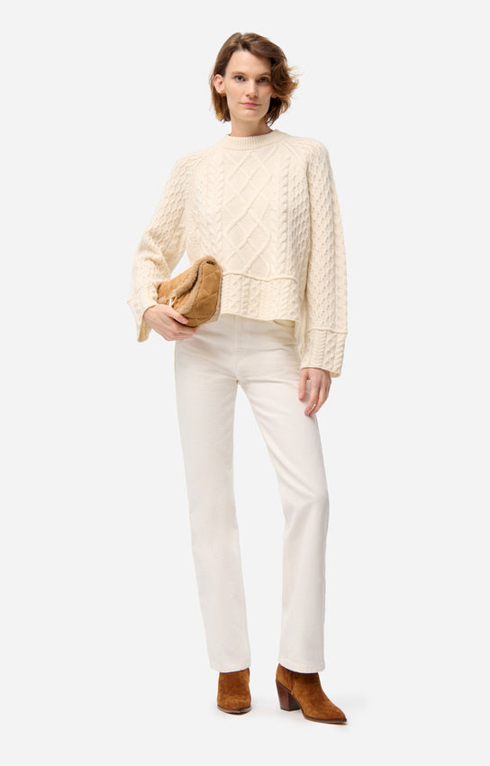 Vanessa Bruno Folk Jumper Ecru