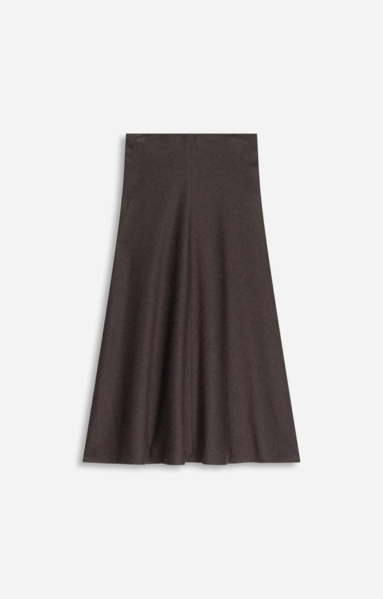 Vanessa Bruno Boushra Skirt Marron mørkebrun