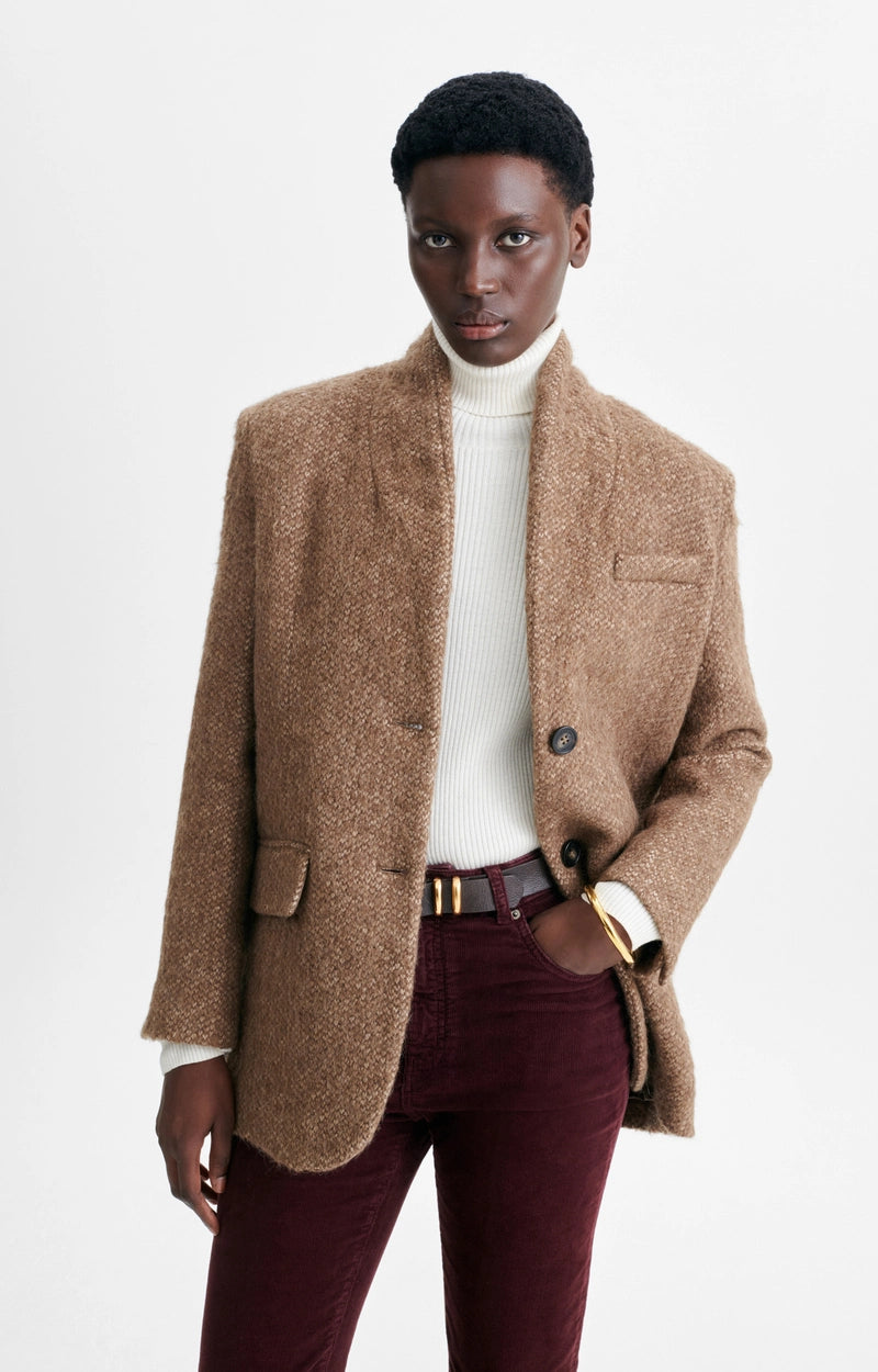 Vanessa Bruno Jovanka Jacket Marron Chine