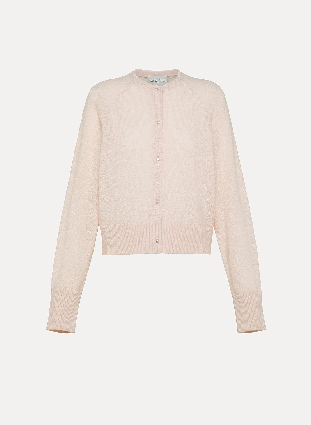 forte_forte wool cashmere gauze cardigan peonia