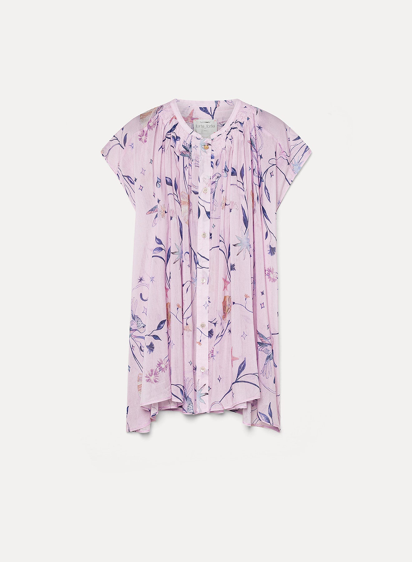 forte_forte "deliverence" print voile sleeveless shirt