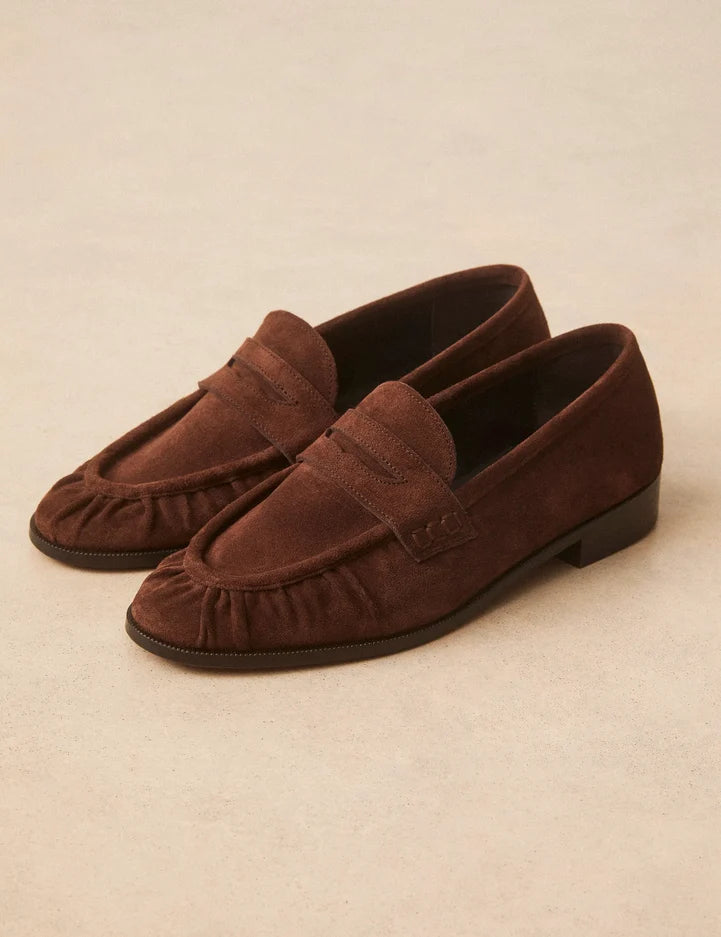 Rivecour Moccasin No 158 Suede Chocolat