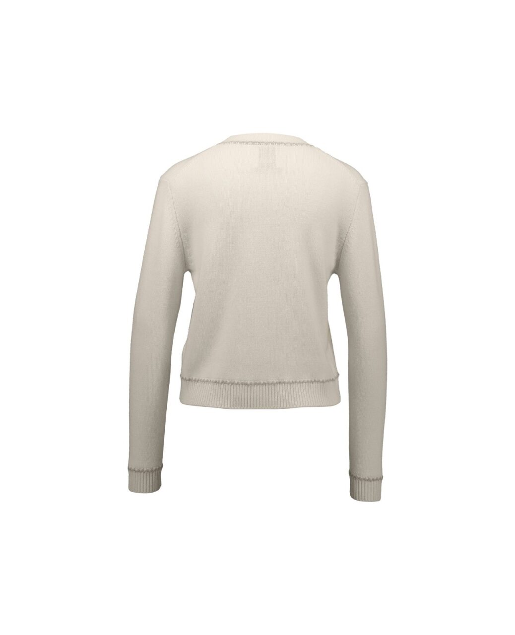 Allude Cardigan  Round Neck Cream