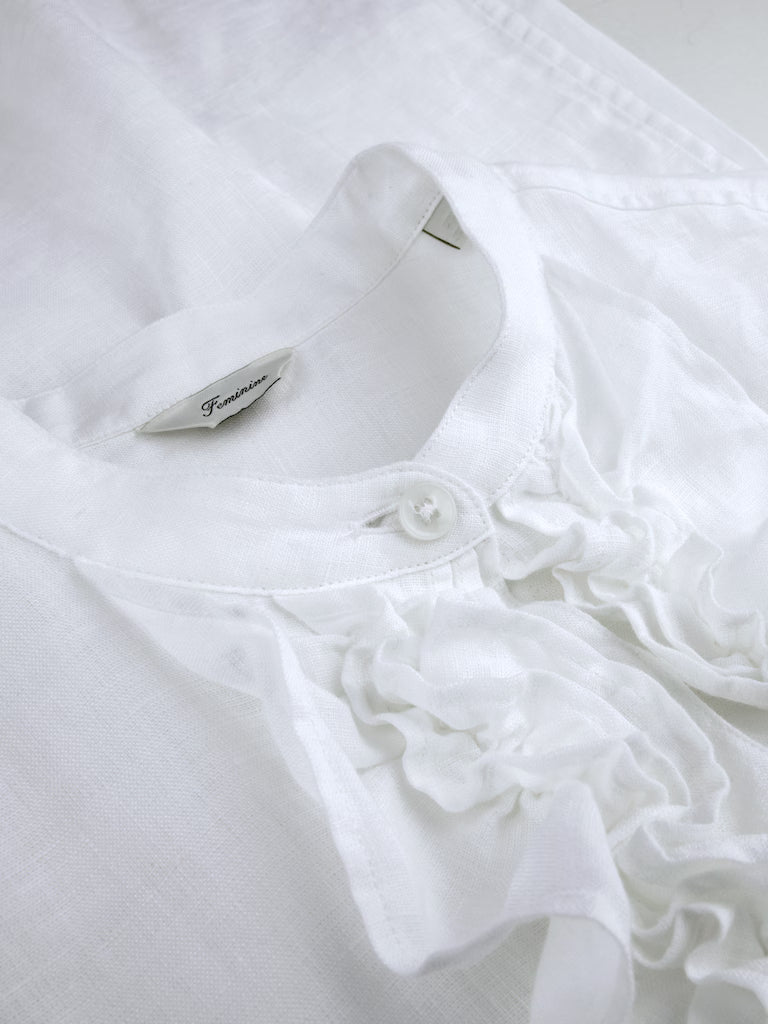 Stenströms Hillary White Linen Blouse