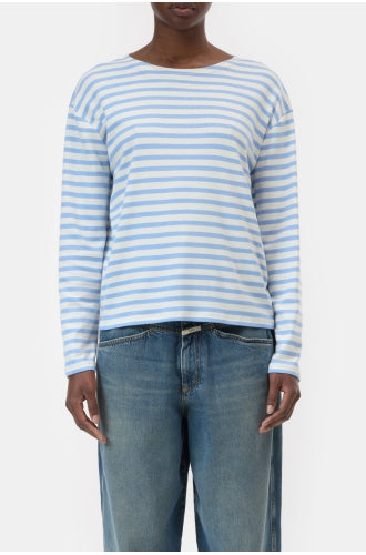 CLOSED  BASIC LONGSLEEVED T-SHIRT SKY BLUE