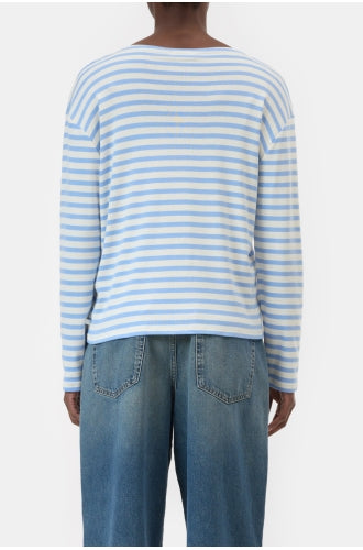 CLOSED  BASIC LONGSLEEVED T-SHIRT SKY BLUE