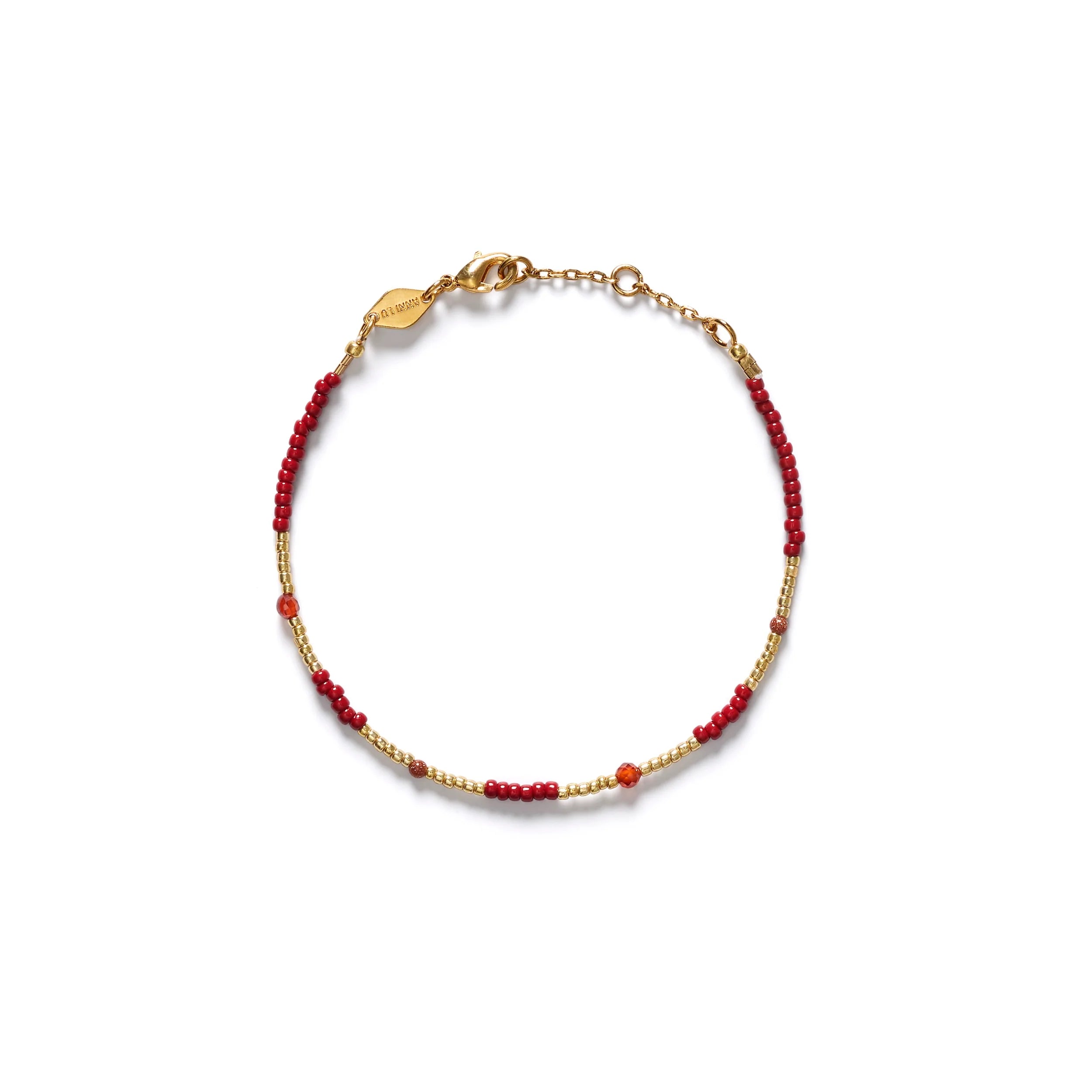 ANNI LU CLEMENCE BRACELET CRUSHED CHERRY