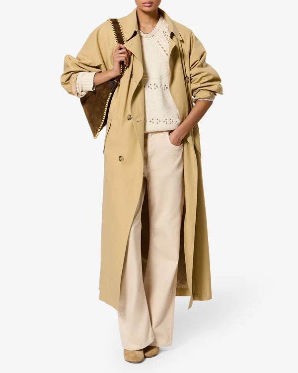 Isabel Marant Cacilda Coat Beige