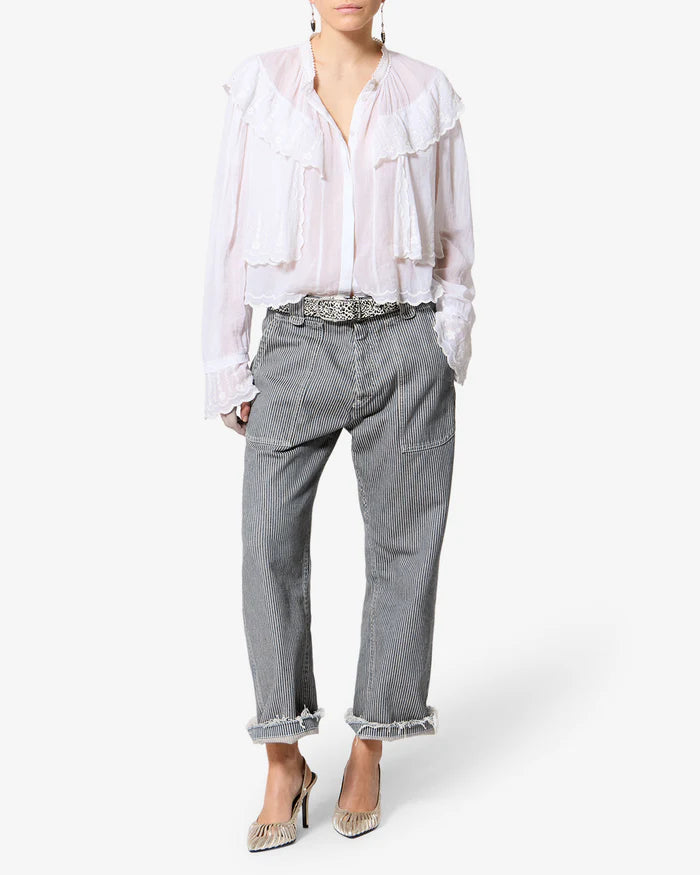 Isabel Marant Etoile Ermina Pants Blue/White