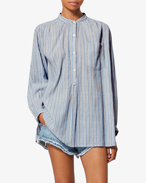 Isabel Marant Sapha Top Blue