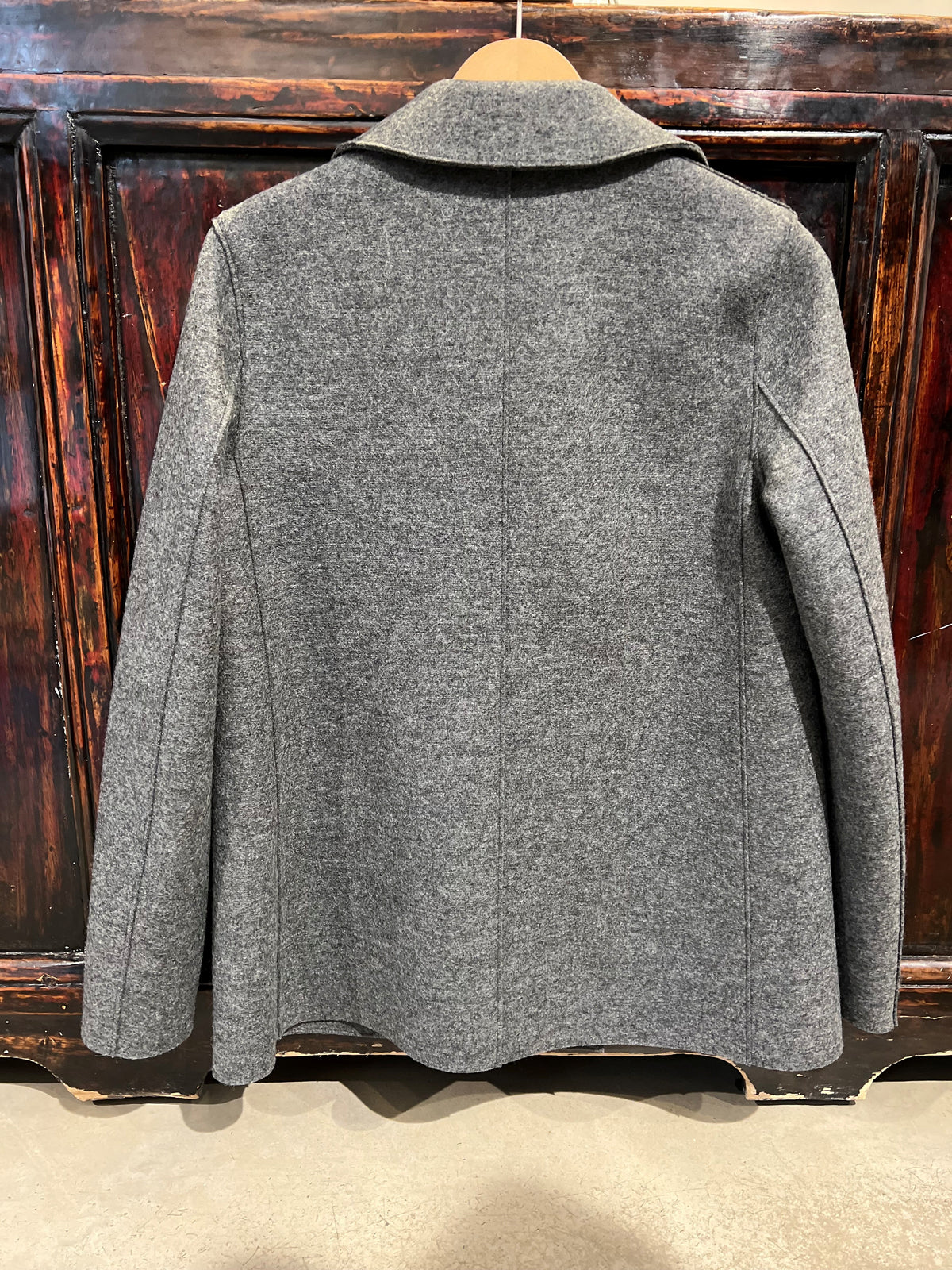 Harris Wharf Peacoat Middle Grey