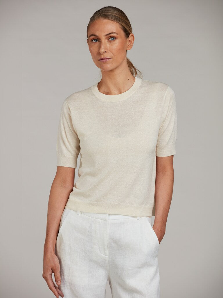 Stenströms Janet Knitted Top Off White