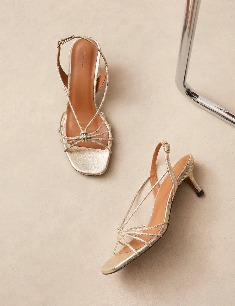 Rivecour Sandals No 470 White Gold