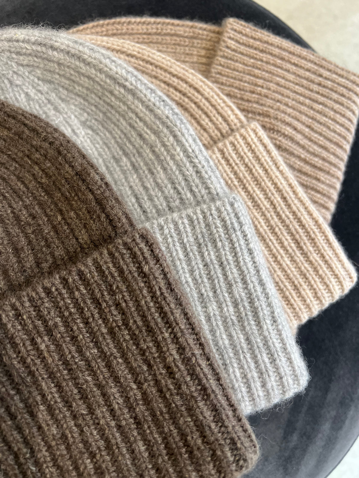 Davida Cashmere Fold Rib Cap