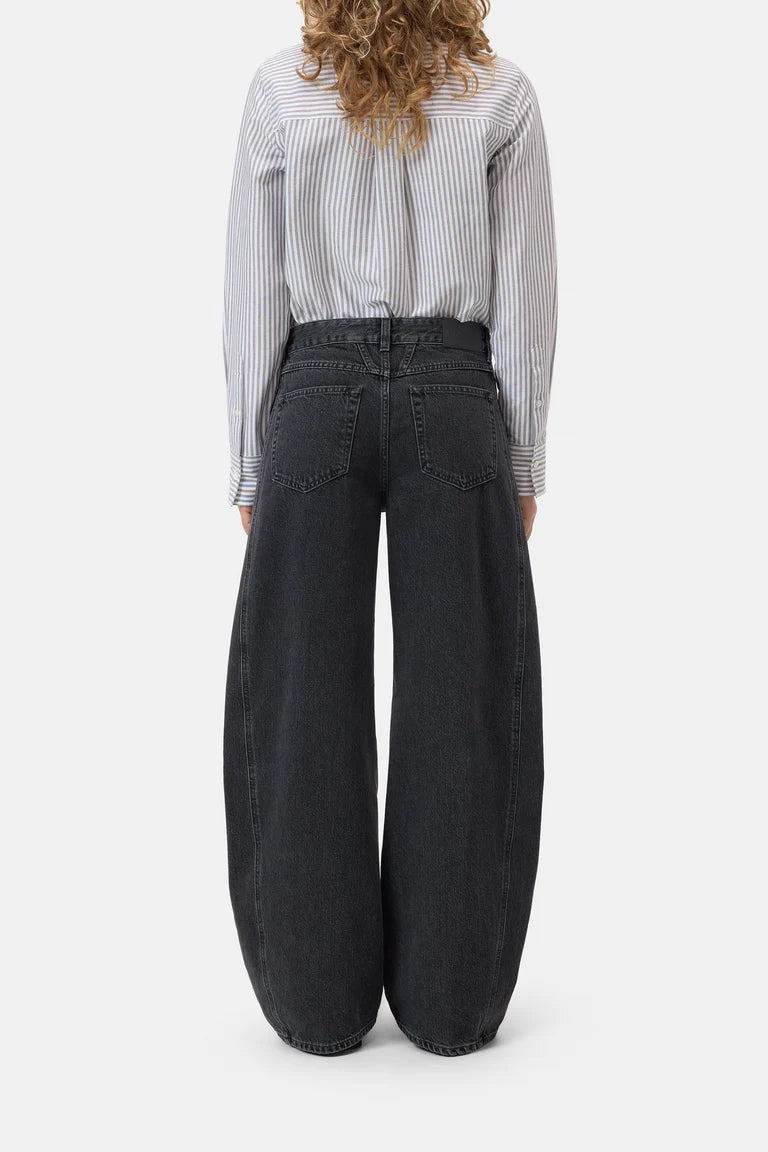 CLOSED TORI-X BARREL JEANS DARK GREY