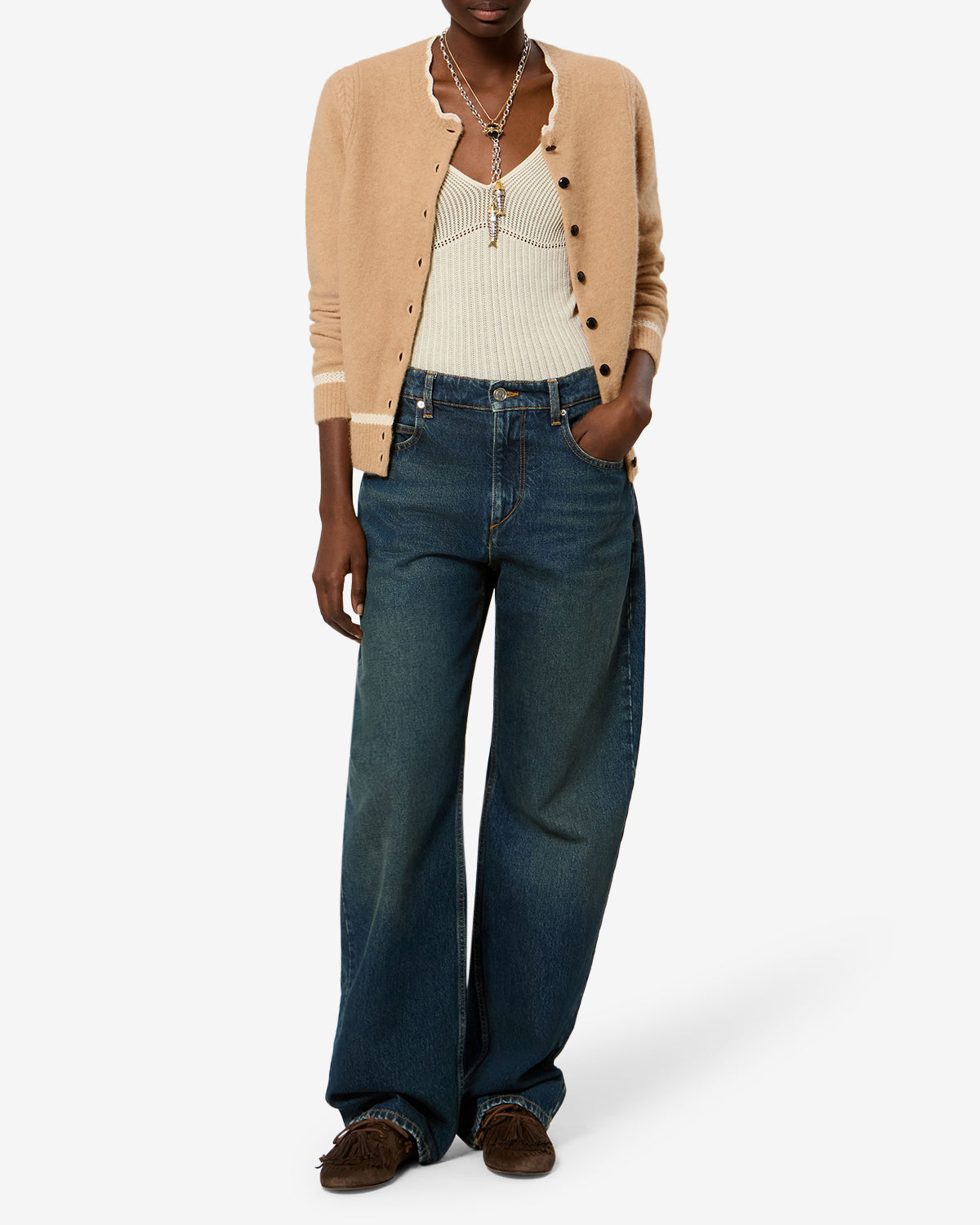 Isabel Marant Naia Cardigan Camel