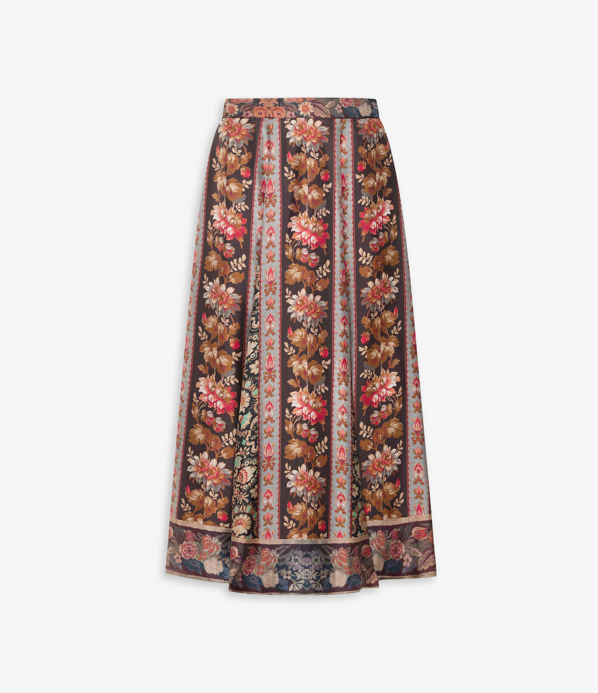 Pierre-Louis Mascia ALOE A-Line Skirt Silk