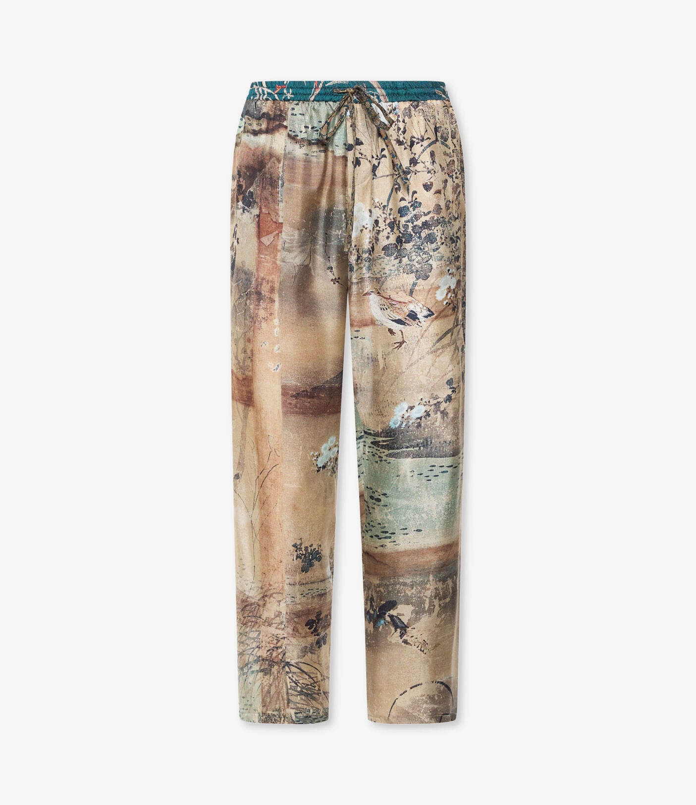 Pierre-Louis Mascia ALOE Trousers Silk Giardino Antico