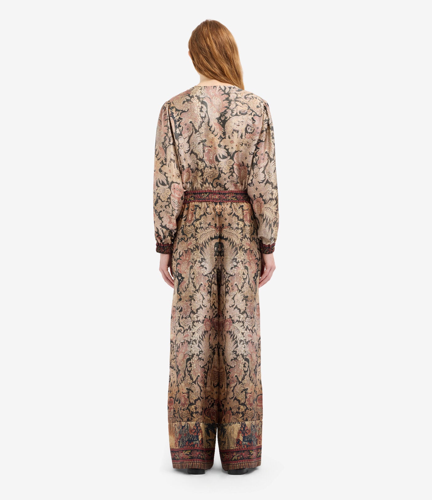 Pierre-Louis Mascia ALOE Palazzo Trousers Silk
