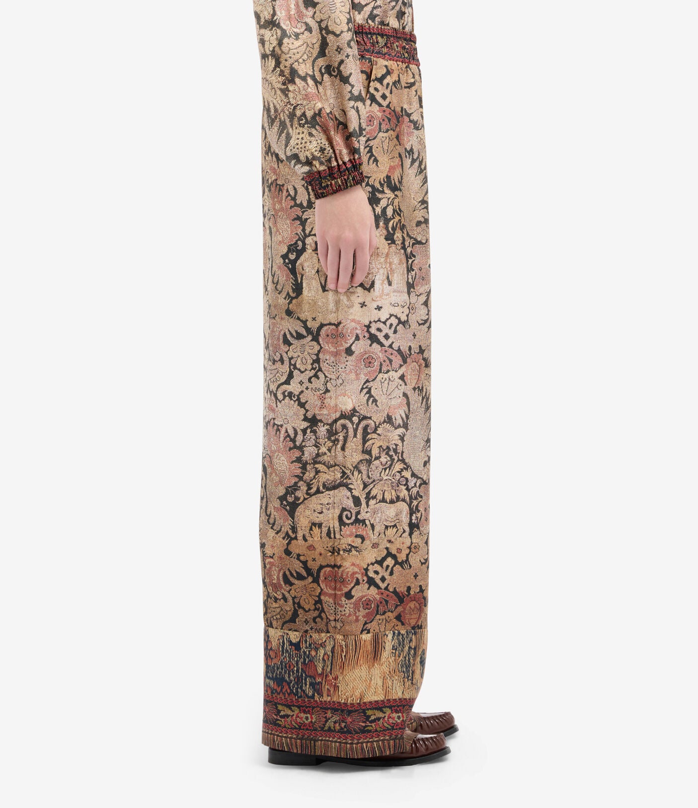 Pierre-Louis Mascia ALOE Palazzo Trousers Silk