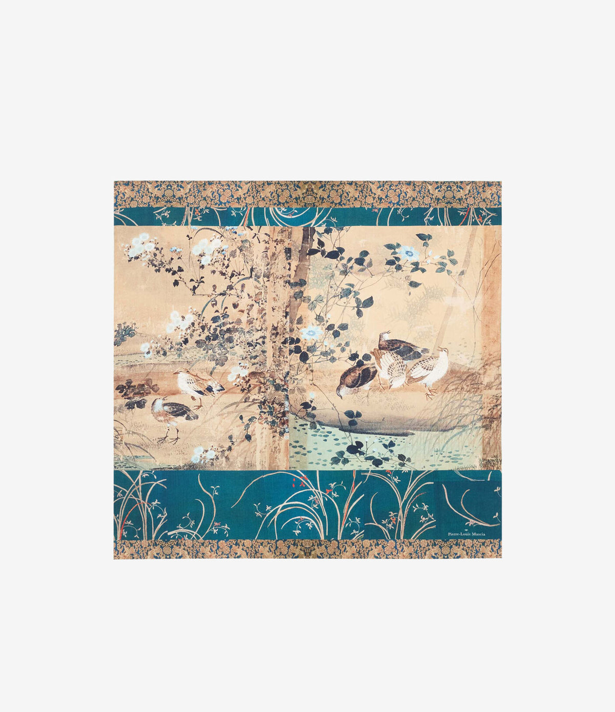 Pierre-Louis Mascia ALOEUW Bandana Scarf Silk 67x67