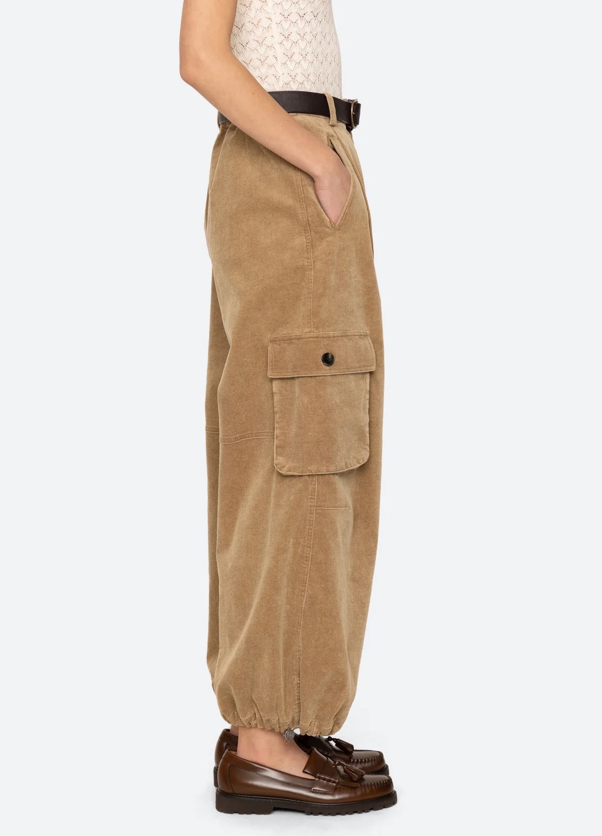 Sea New York Garret Corduroy Pant Khaki
