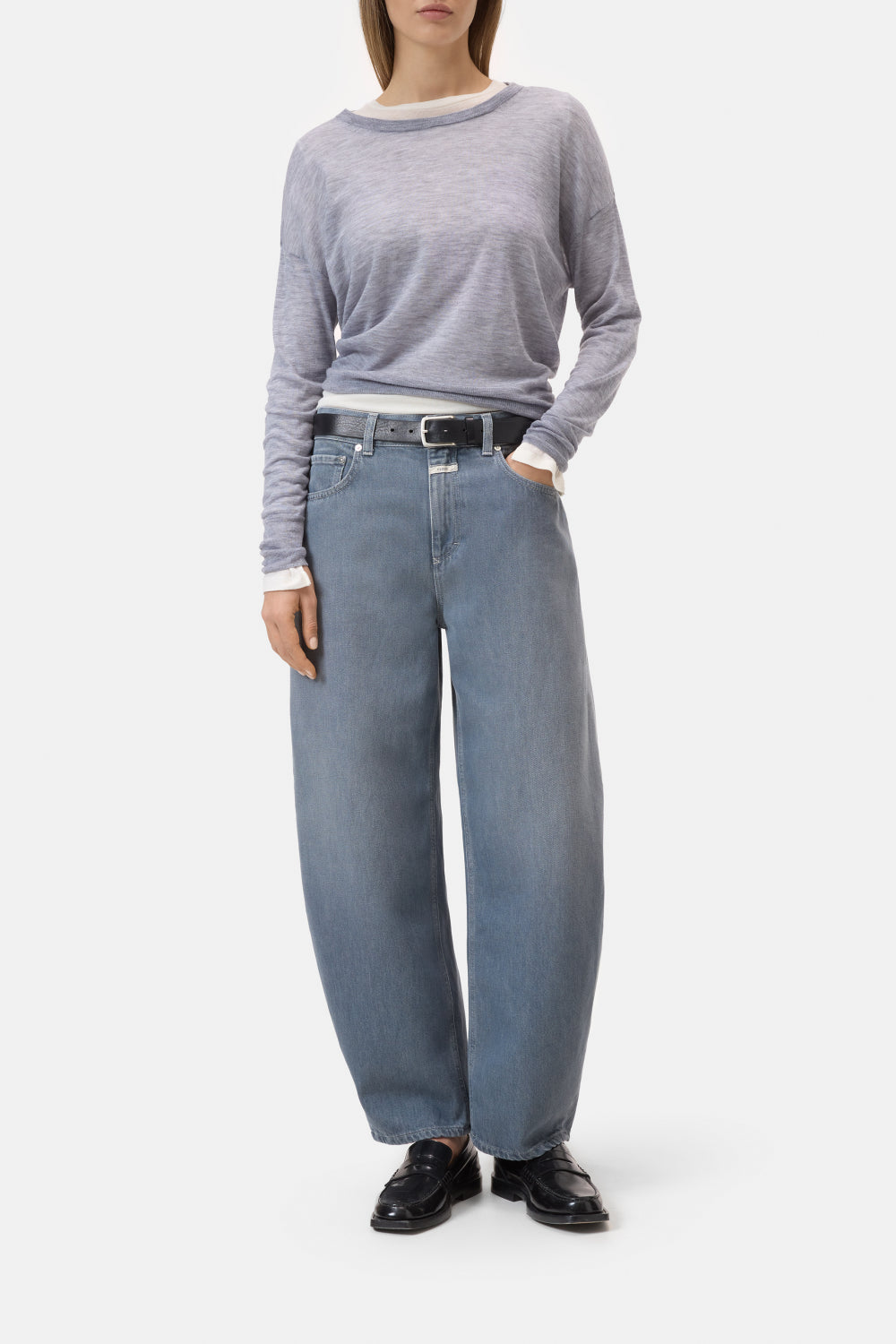 CLOSED JEANS JAZZIE MID GREY