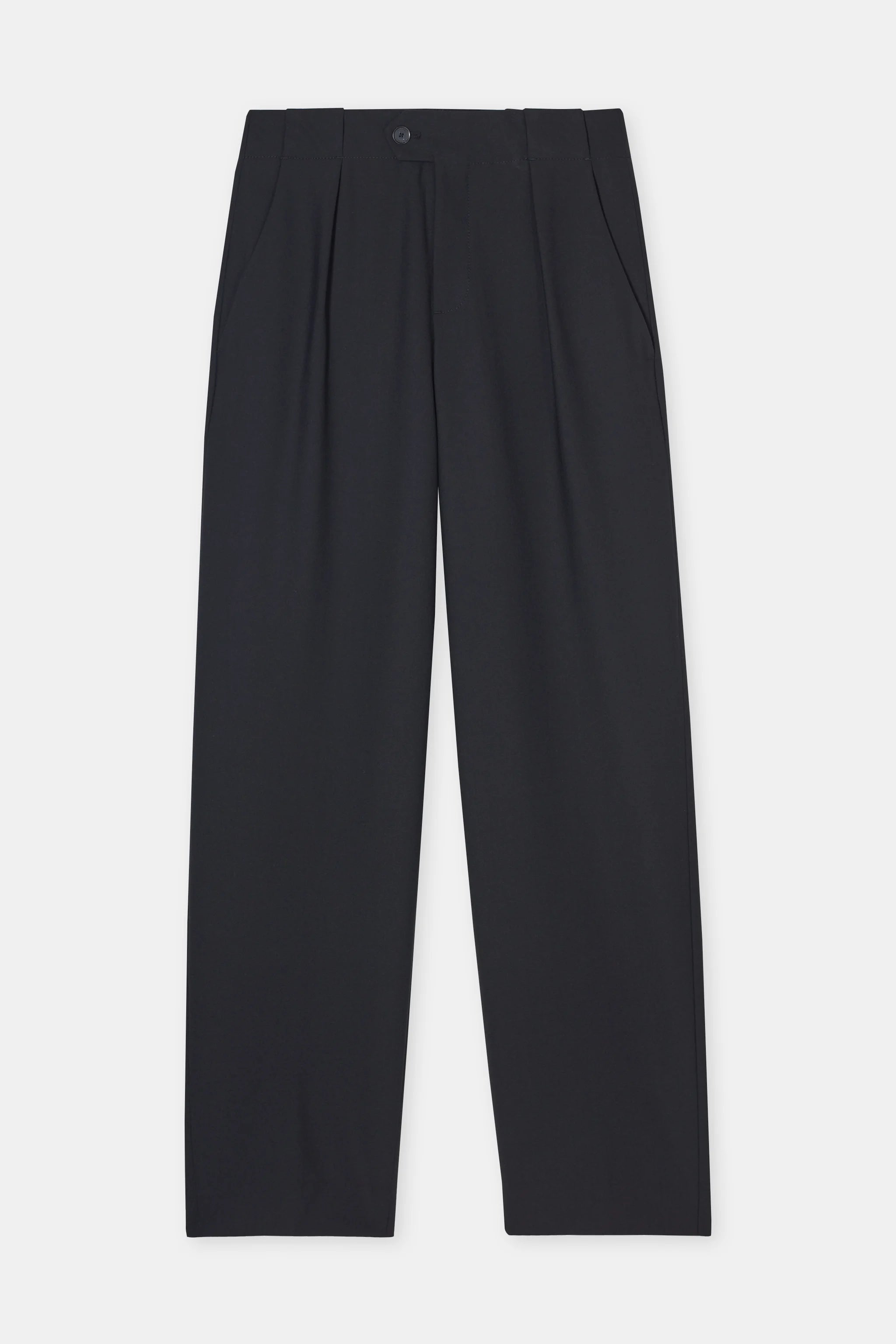 CLOSED MAWSON WIDE PANTS LIGHT WOOL BLACK