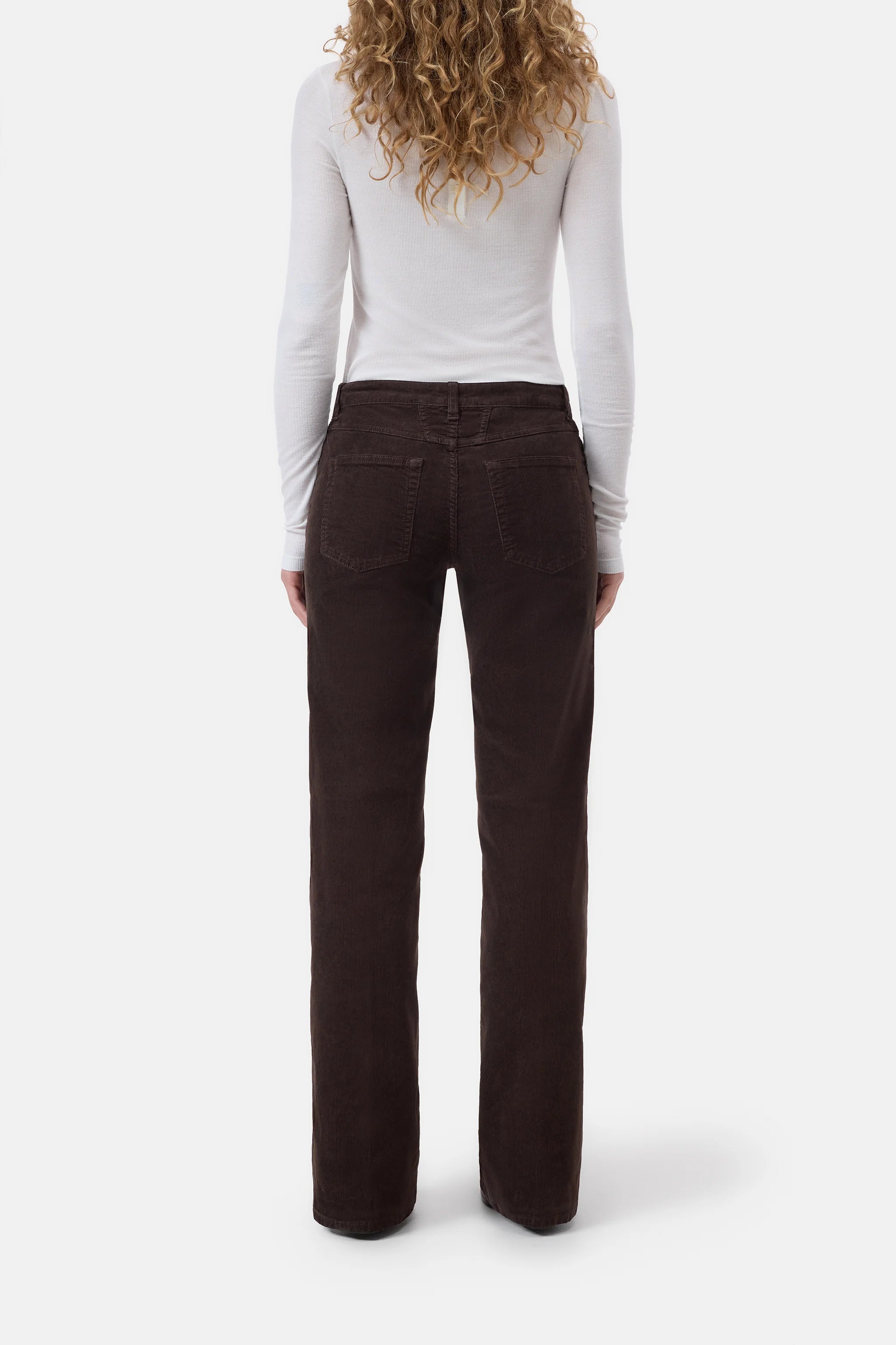 CLOSED GILLAN JEANS CORDUROY MAHOGONY BROWN