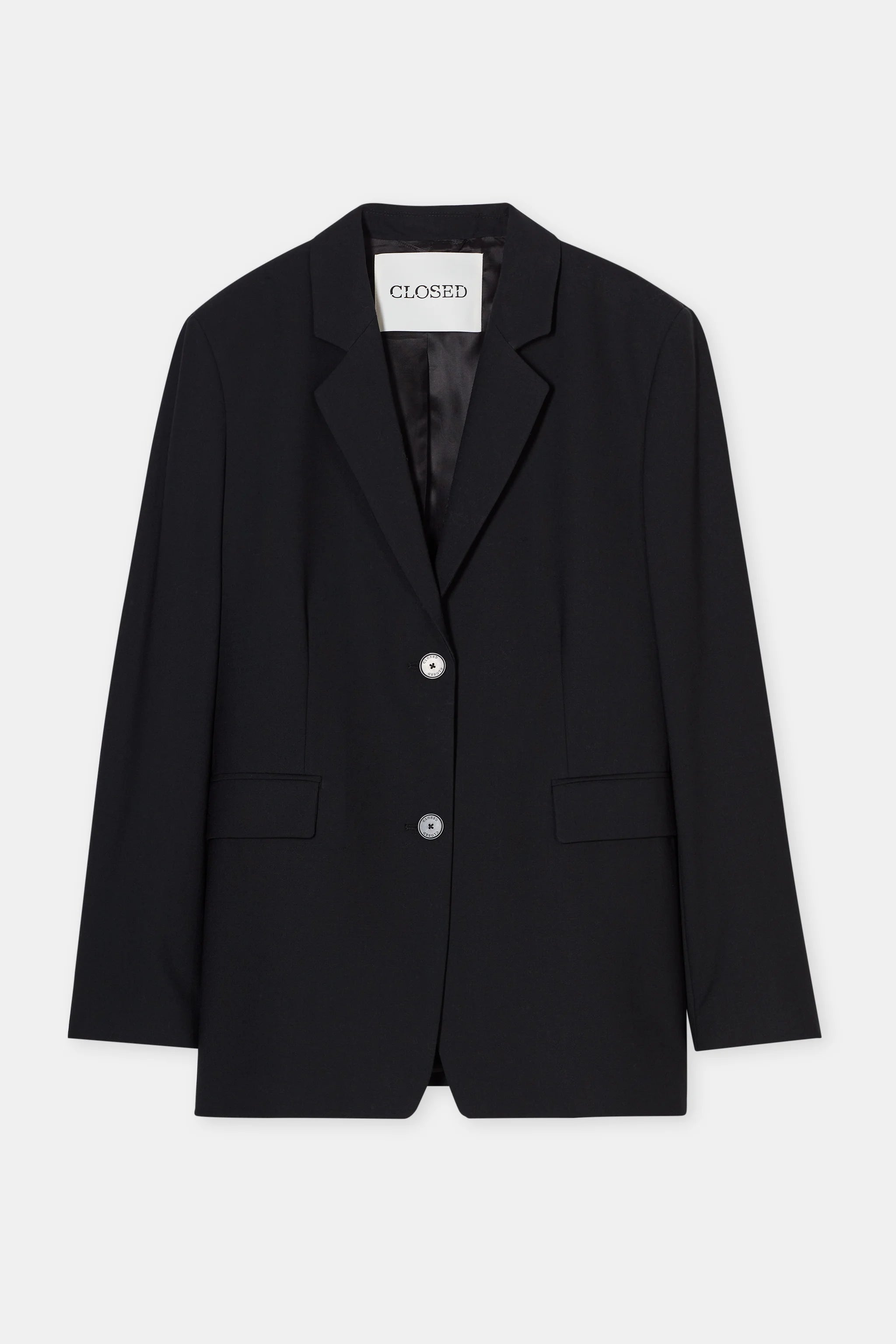 CLOSED BLAZER LOLA LIGHT WOOL BLACK