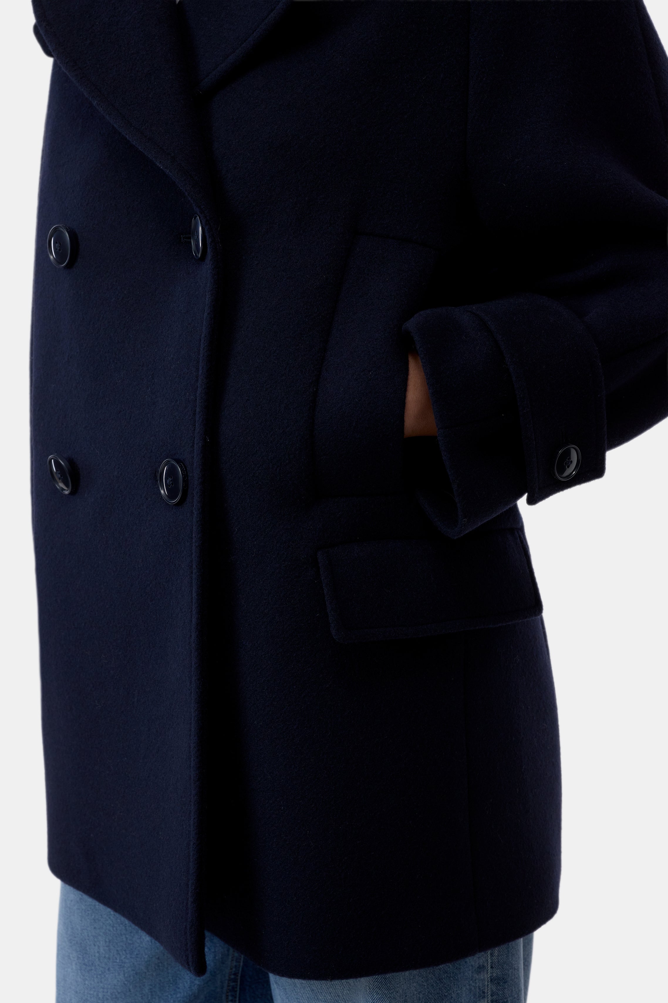 CLOSED CABAN JACKET DARK NIGHT