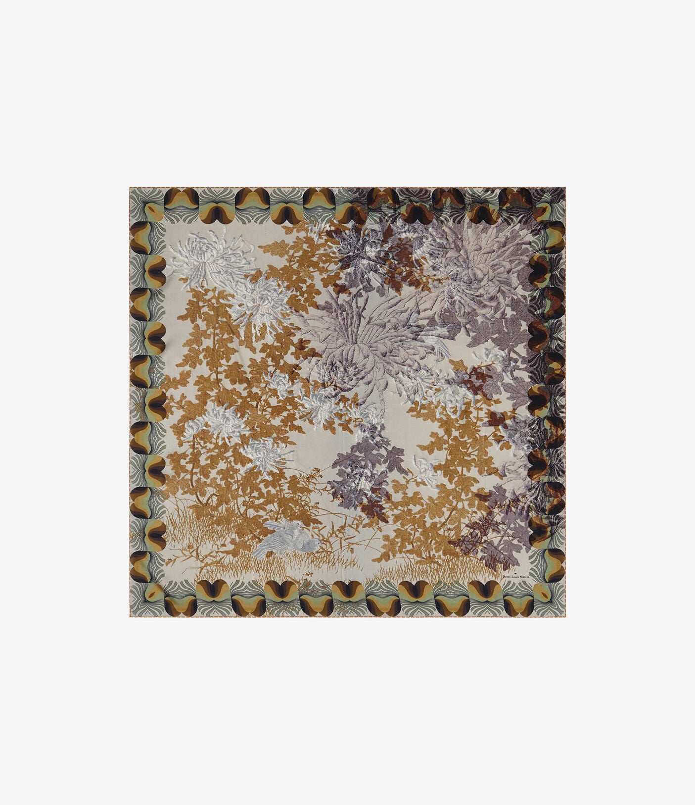 Pierre-Louis Mascia Bandana Silk Scarf