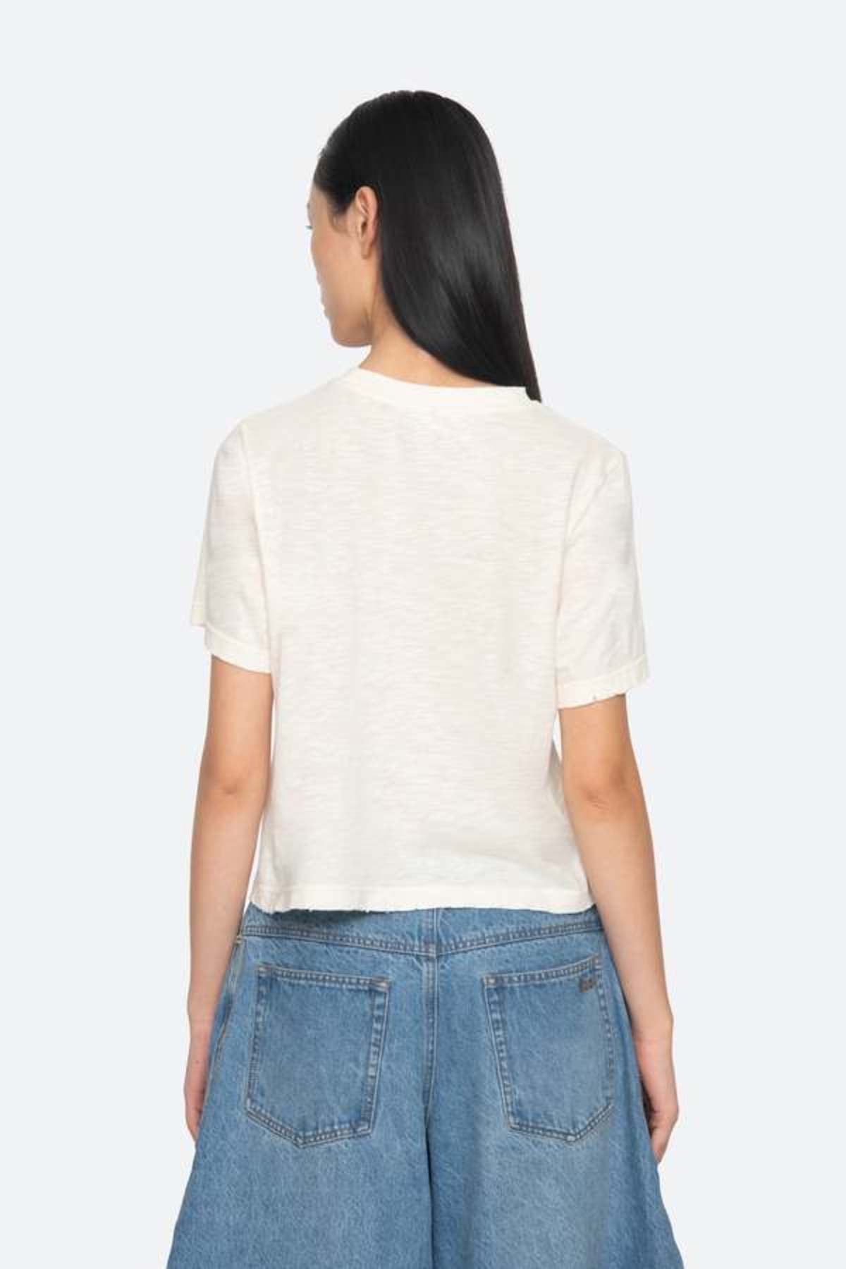 Sea New York Currant T-Shirt Ecru