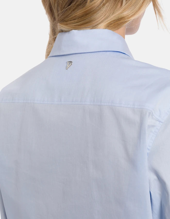 Dondup Shirt Poplin Light Blue