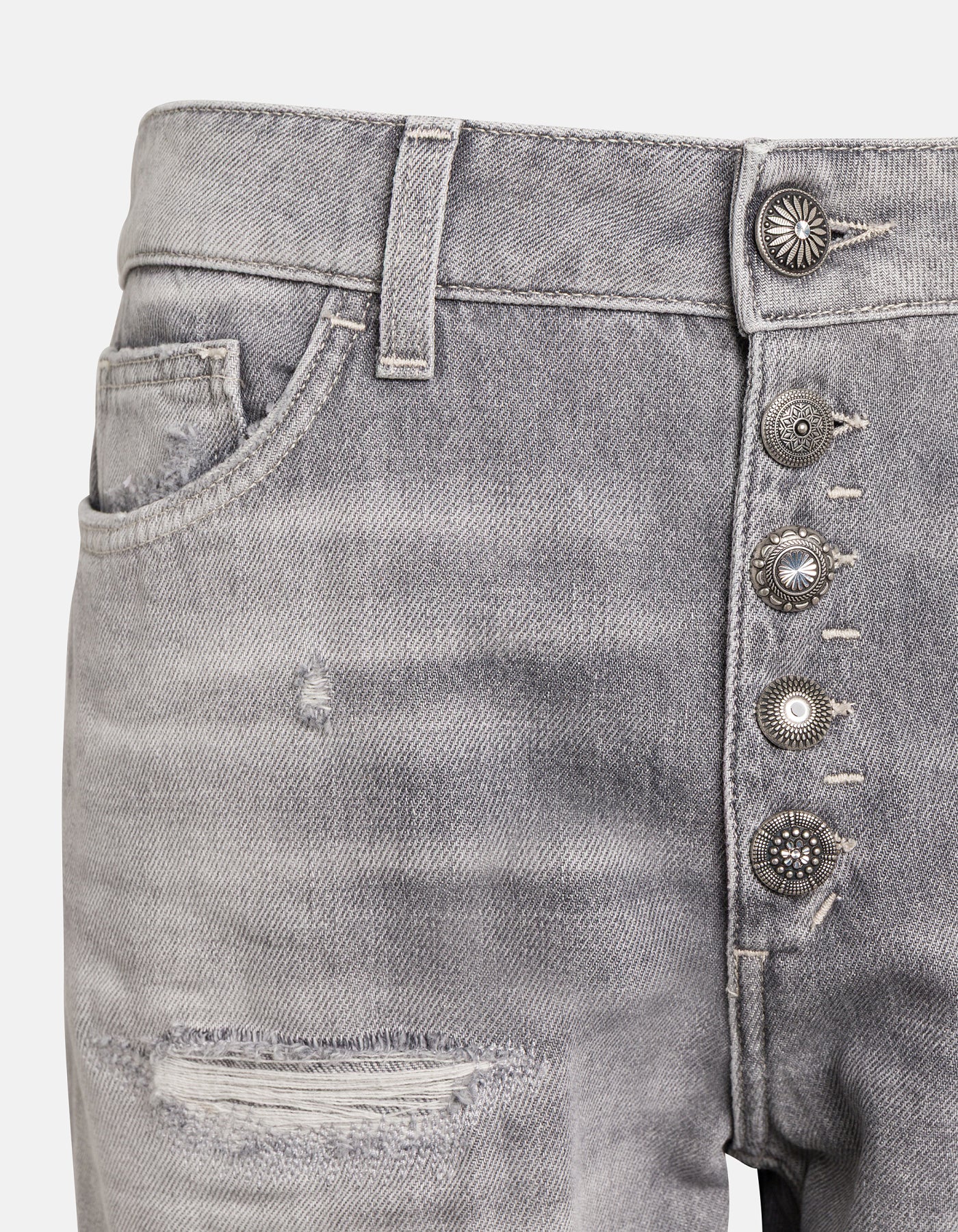 Dondup Koons Loose-fit Jeans Grey