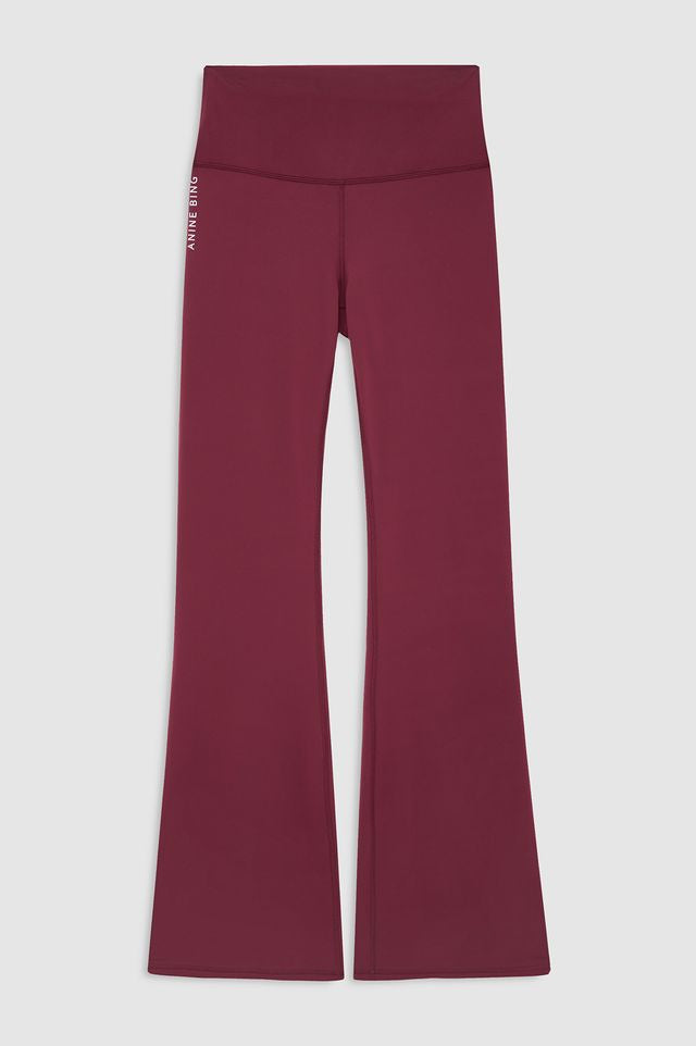 Anine Bing Gabrielle Legging Burgundy