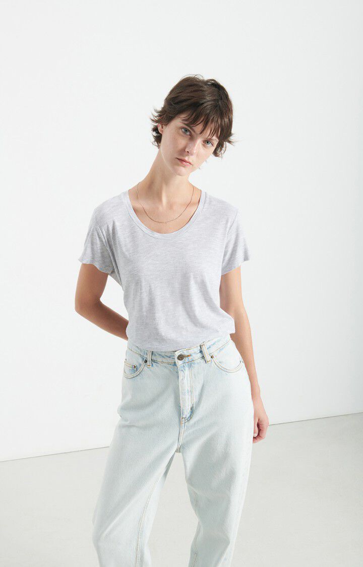 American Vintage DAME T-SHIRT JACKSONVILLE Polar melange