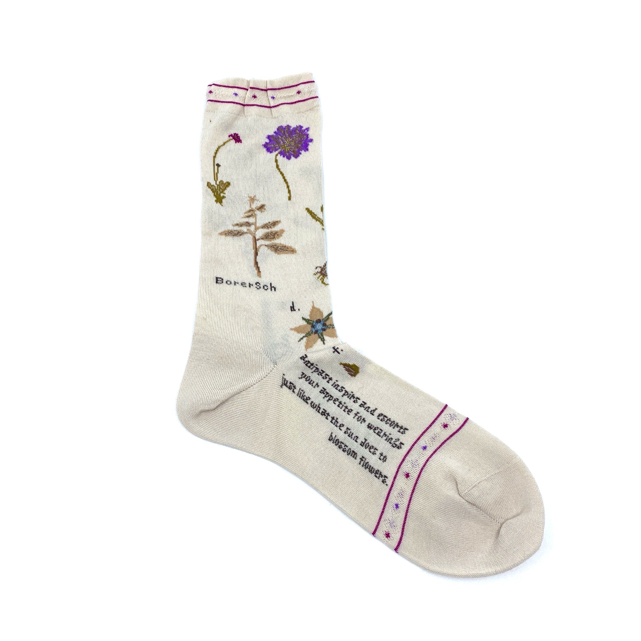 Antipast Socks Botanical XVII Ivory