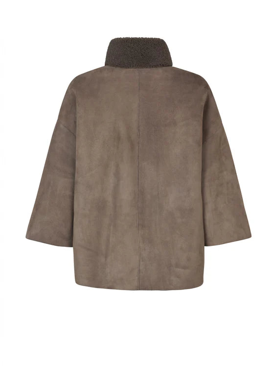 Benedikte Utzon KATE - New Grey Curly suede