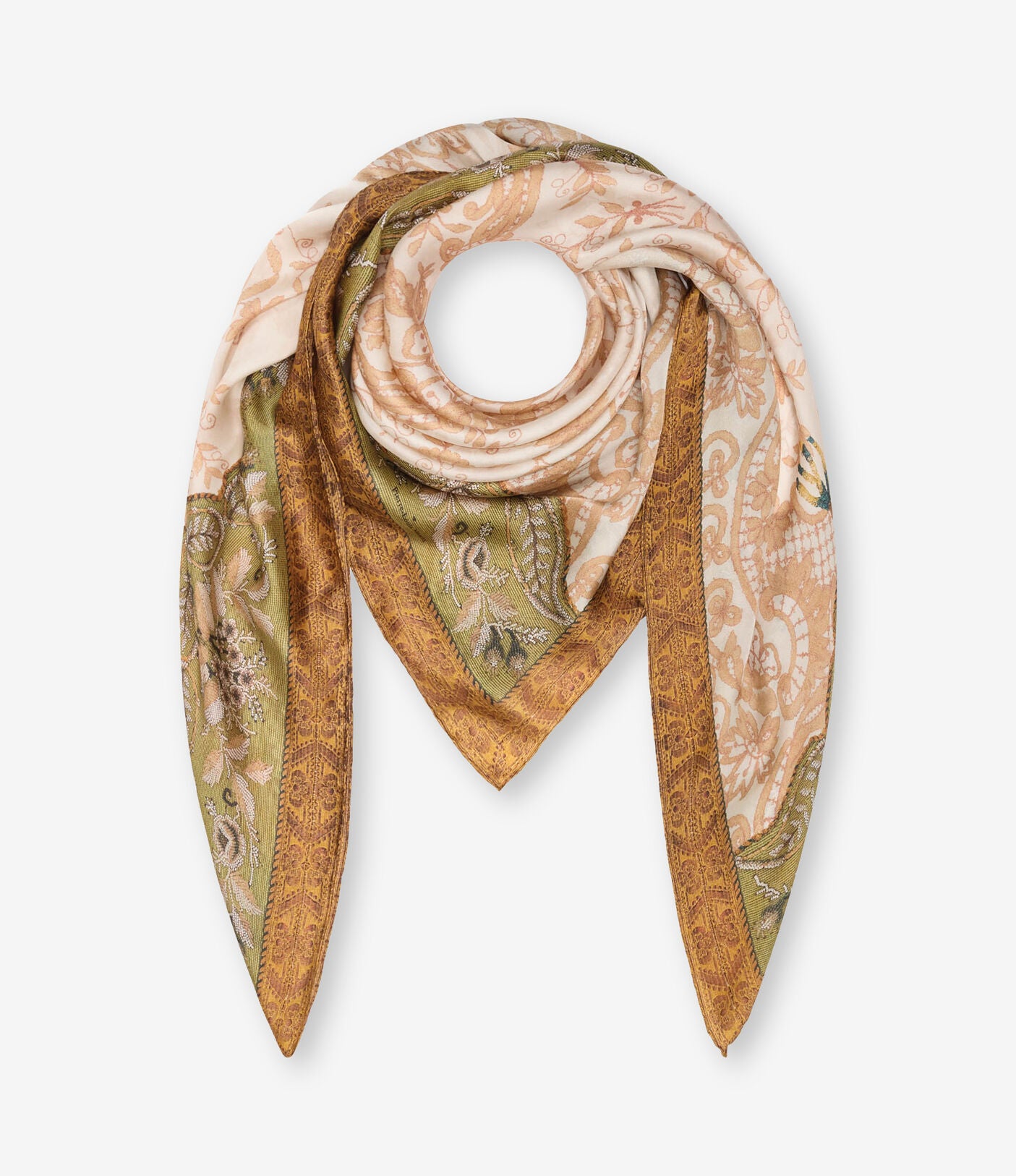 Pierre-Louis Mascia MOLARE Shawl Scarf Silk 135x135 ORIGAMI DI PIETRA