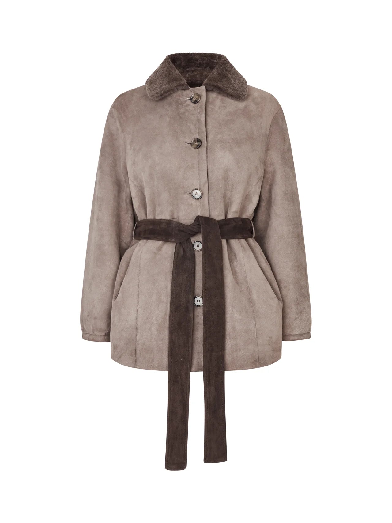 Benedikte Utzon Regine Jakke Taube Suede