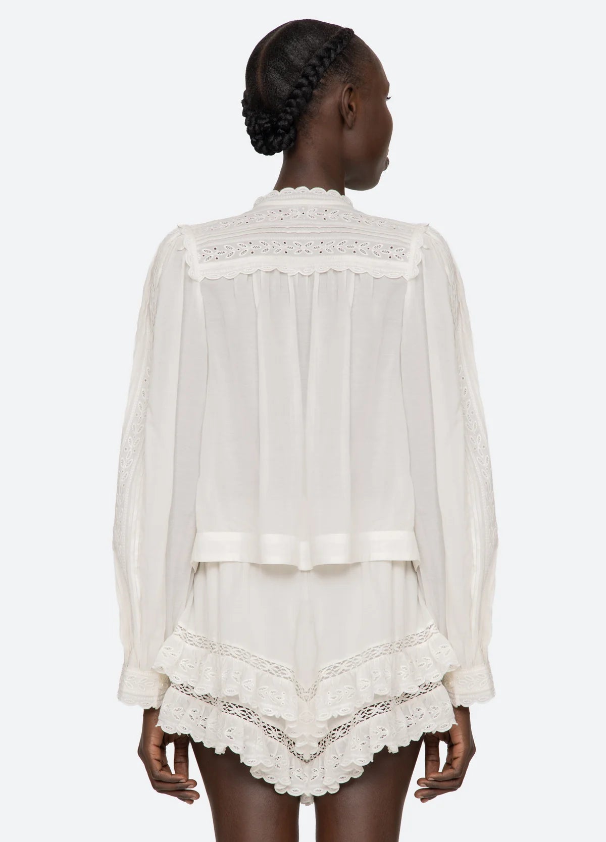 Sea New York Eliza L/LS Top White