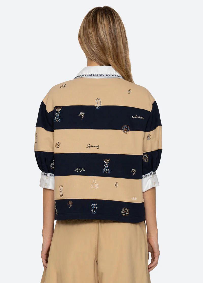 Sea New York Juliet Rugby Top