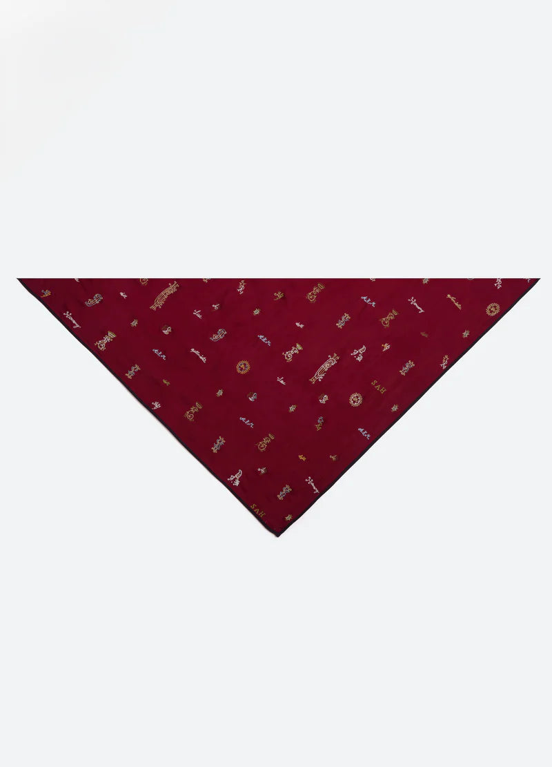 Sea New York Juliet Scarf Bordeaux