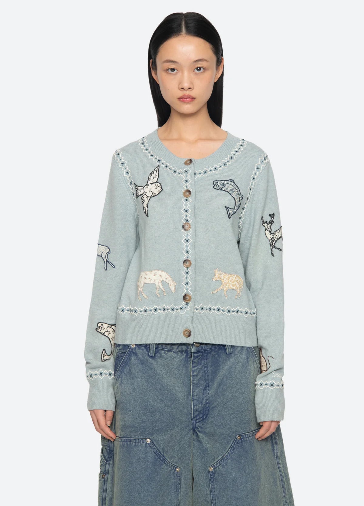 Sea New York Winslow Craft Cardigan Blue