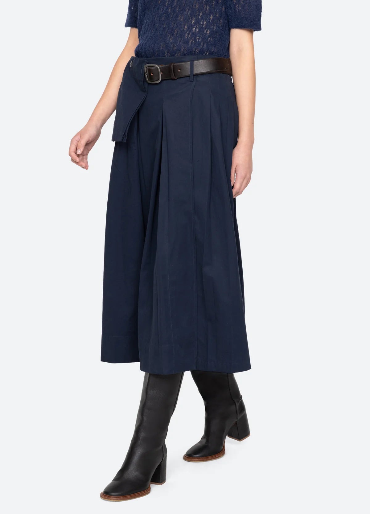 Sea New York Andrea Workwear Skirt Navy