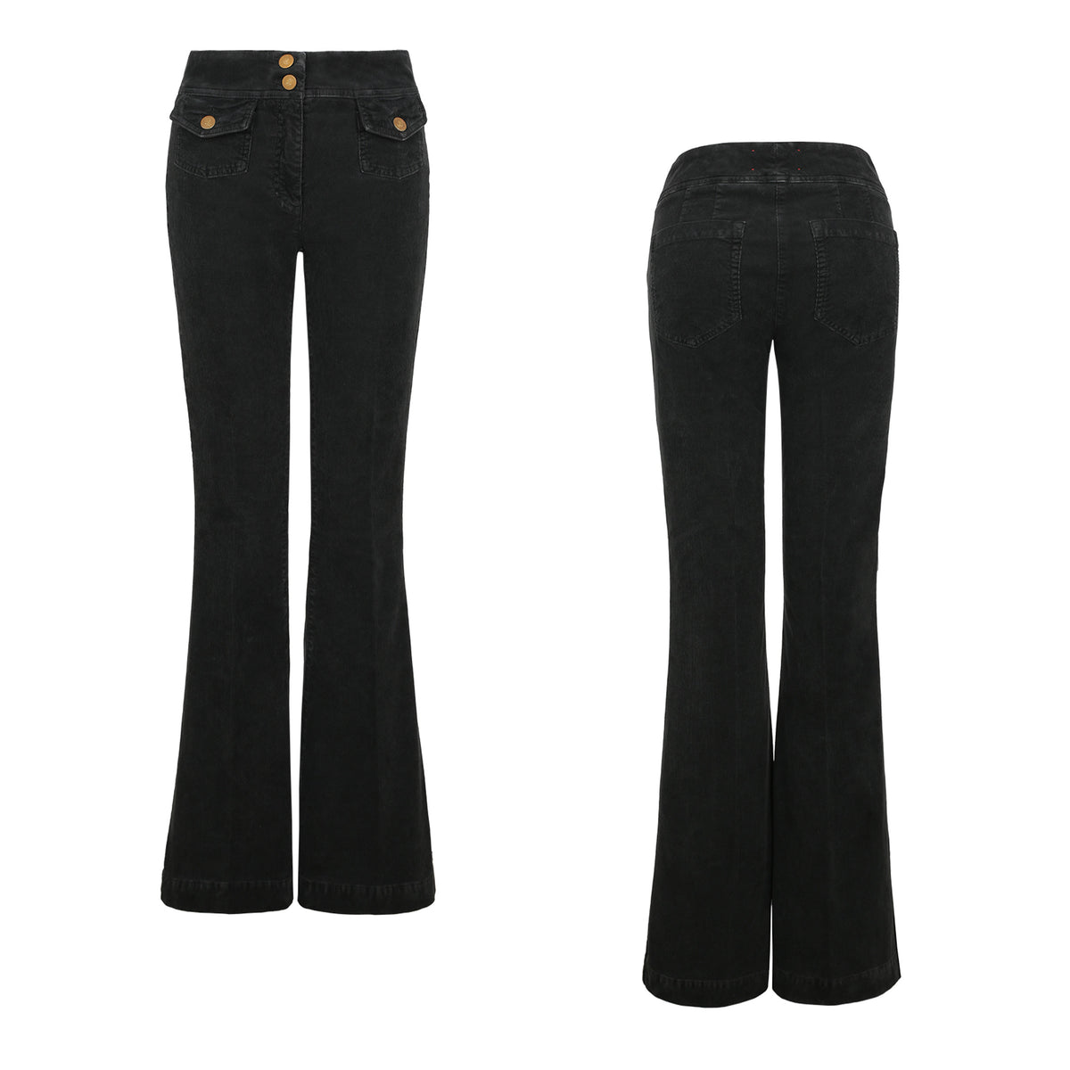 Seafarer Emi Jeans Corduroy Black