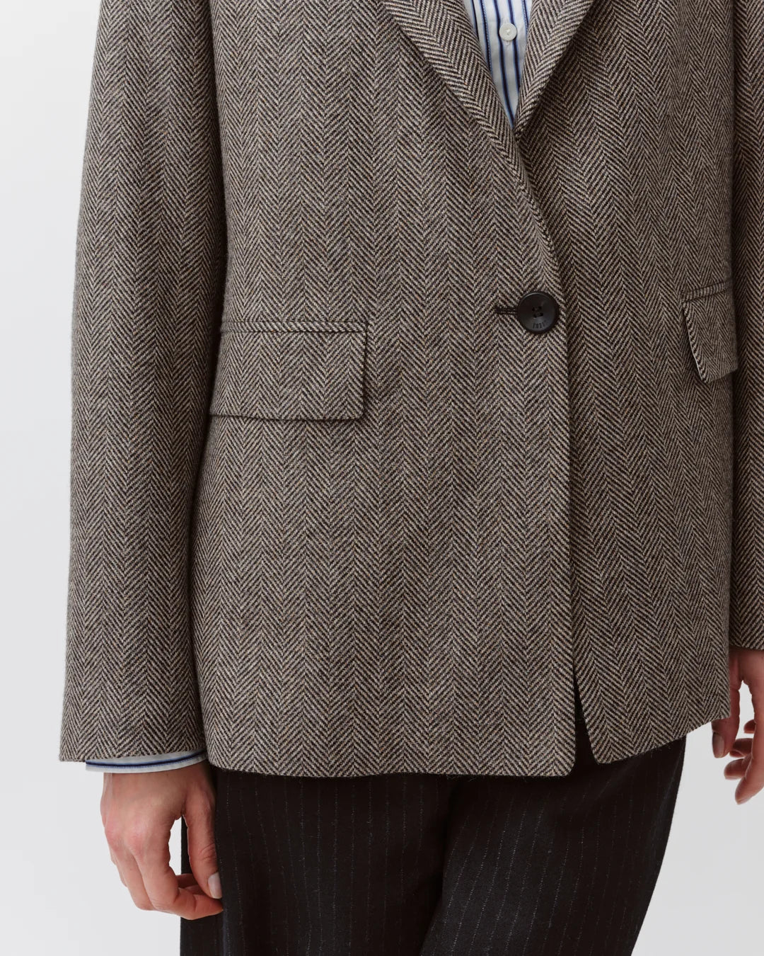 Diega Vaquio jacket Black and Ecru