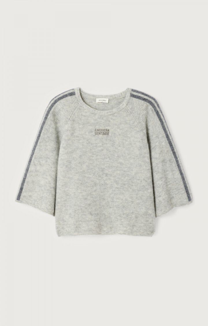 AMERICAN VINTAGE JUMPER VITOW LIGHT GREY MELANGE